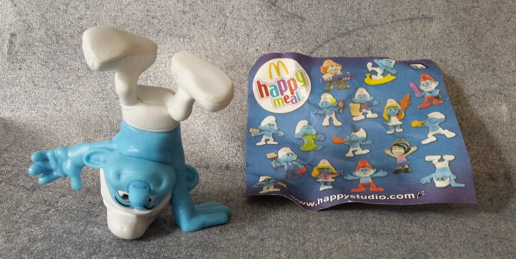 Happymeal smurf [1109]  [VeOvMe], Ophalen of Verzenden, Nieuw, Overige typen