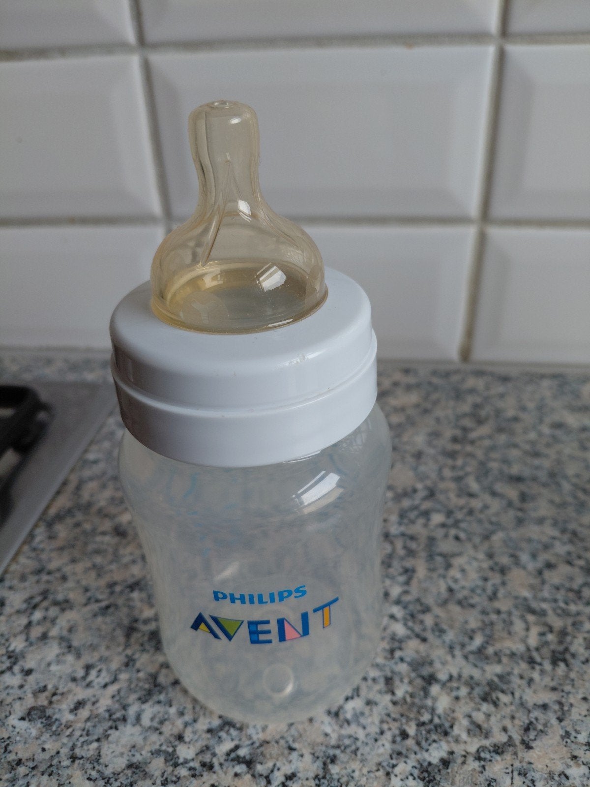 Philips Avent Babyfles met Speen - Gebruikt, Ophalen of Verzenden, Gebruikt, Babyfles, Philips Avent