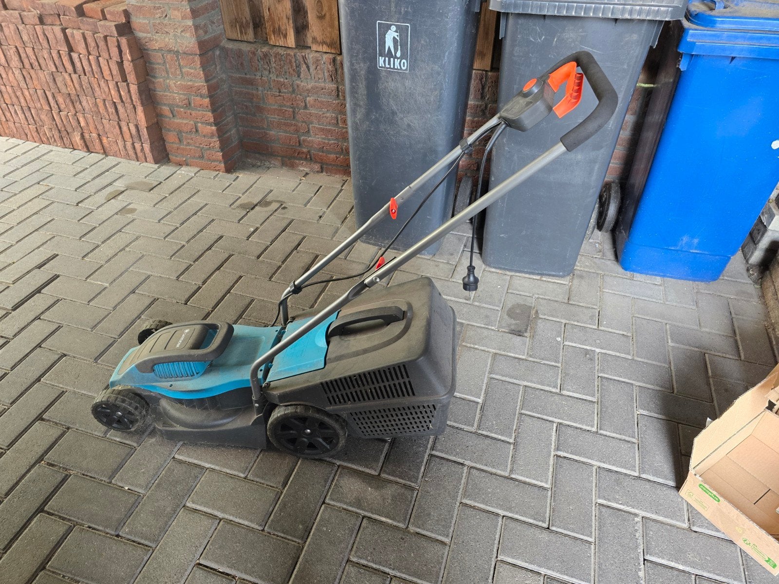 gardena elektrische grasmaaier, Ophalen, Gebruikt, Elektrische grasmaaier, Opvangzak