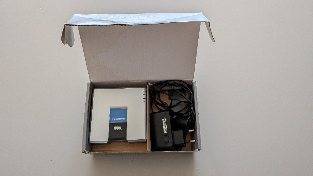 Linksys PAP2T internet adapter, Verzenden, Gebruikt