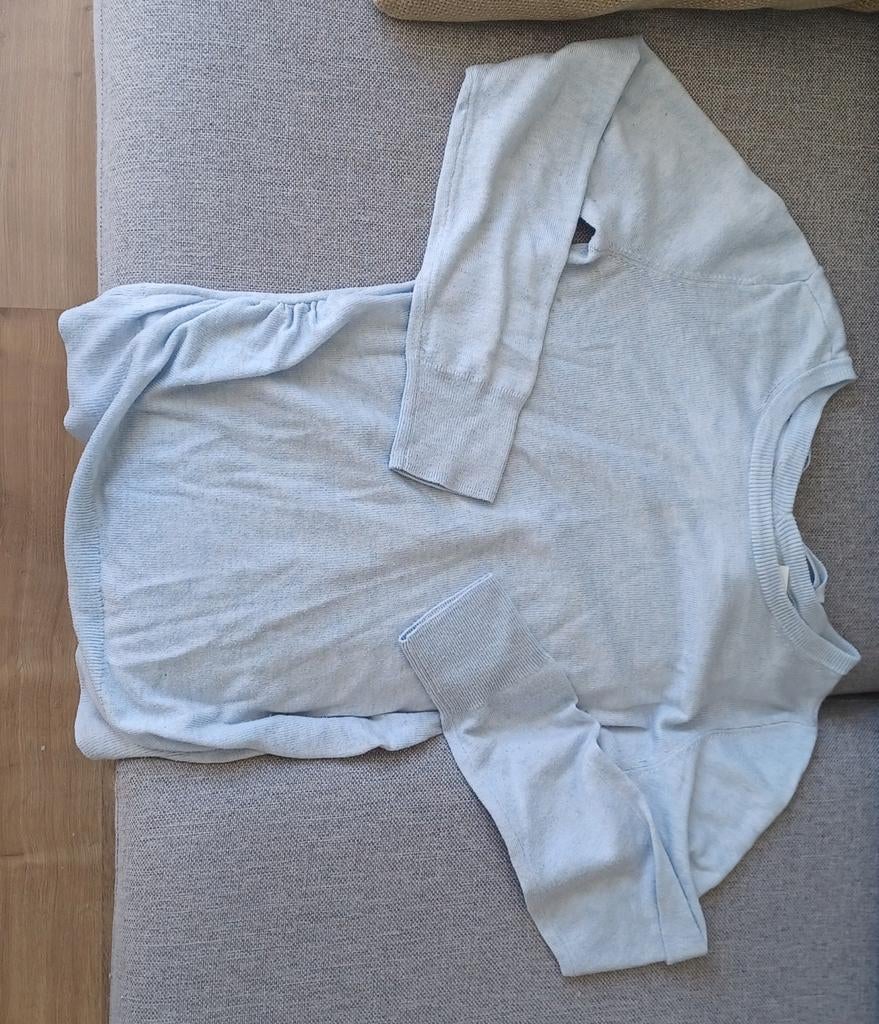 Vrolijke zwangerschapstrui maat S/M, Maat 38/40 (M), H&M, Blauw, Trui of Vest