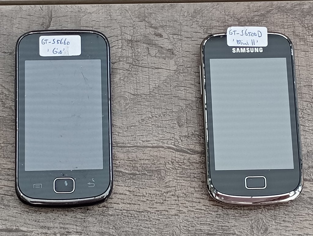 Samsung Galaxy GT Android Smartphones, Gebruikt, Overige modellen, Zwart, Touchscreen
