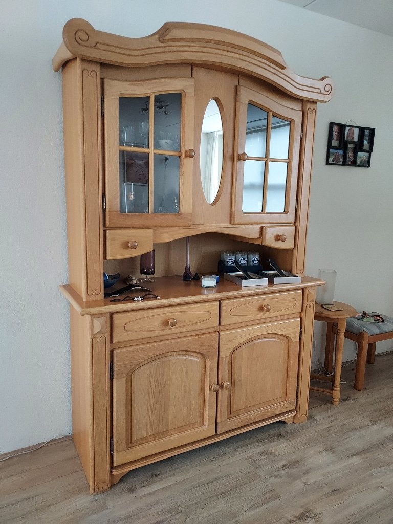 buffetkast, Ophalen, Gebruikt, Blank eiken, Eikenhout