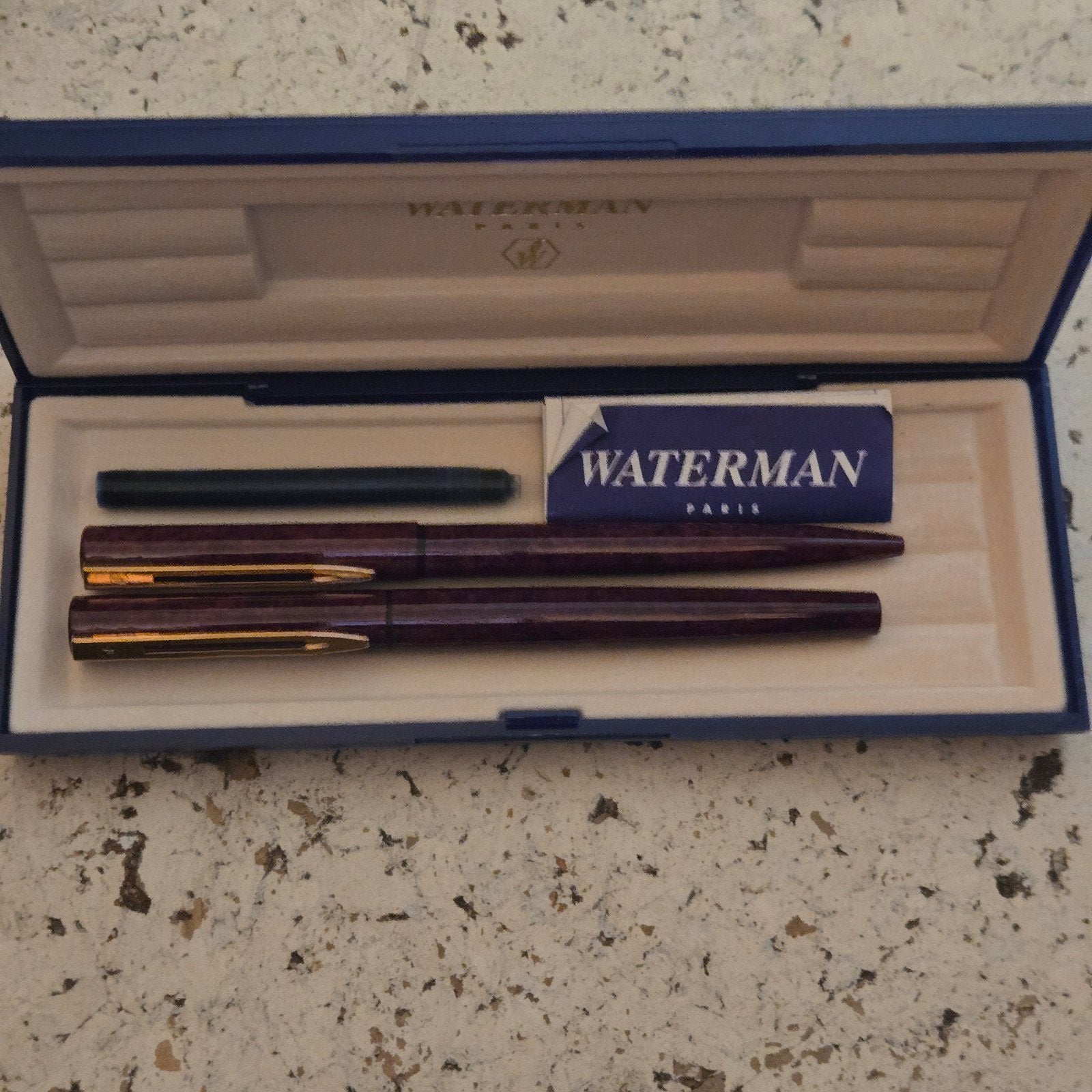 Waterman Pennenset - Vulpen en Balpen in Doosje, Verzamelen, Pennenset, Met doosje, Ophalen of Verzenden, Zo goed als nieuw