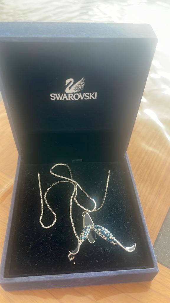 Swarovski ketting, Verzamelen, Swarovski, Ophalen of Verzenden, Zo goed als nieuw, Sieraad of Horloge