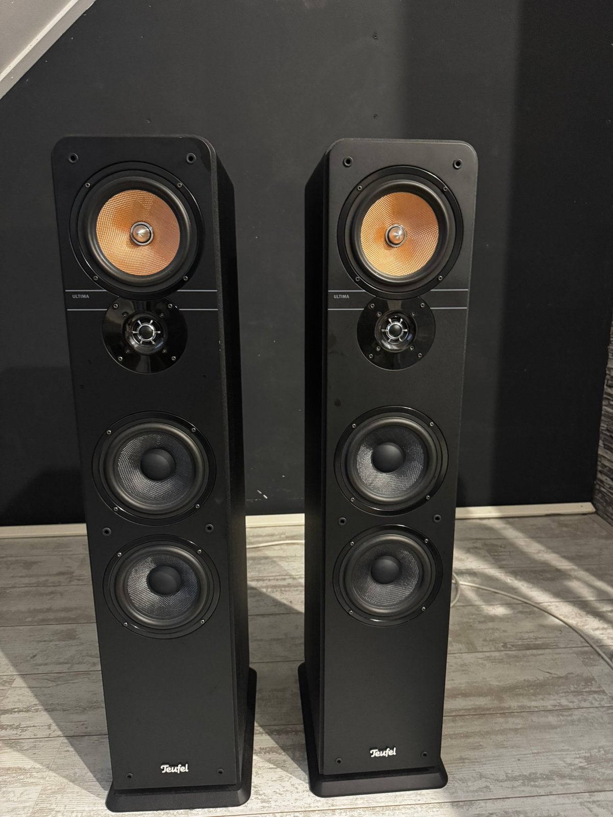 Teufel Ultima 40 MK3, Vloerstaande luidspreker, Gebruikt, Ophalen, 150 watt of meer