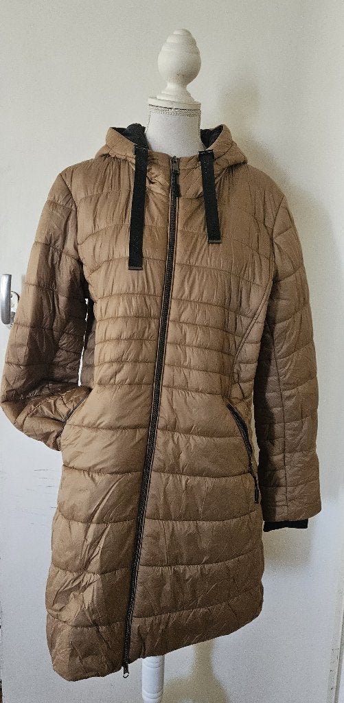 Dames Winterjas van Green Goose, bruin, maat 44, zgan, Kleding | Dames, Jassen | Winter, Bruin, Green Goose, Maat 42/44 (L), Ophalen of Verzenden