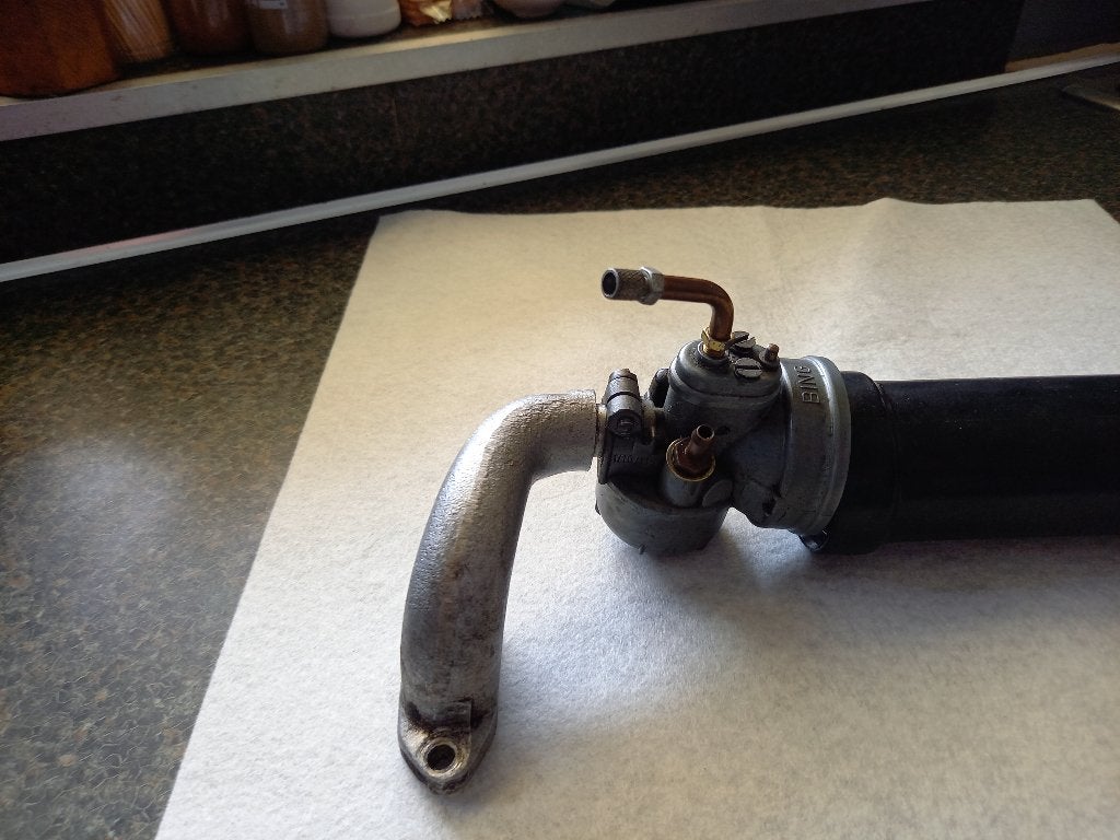 Carburateur Kreidler 10 mm Bing 1/10/119, Fietsen en Brommers, Ophalen of Verzenden, Zo goed als nieuw, Carburateur