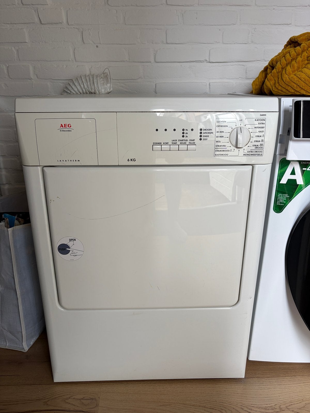 AEG Lavatherm 6KG Luchtafvoer Wasdroger, Ophalen, Gebruikt, Luchtafvoer, 4 tot 6 kg