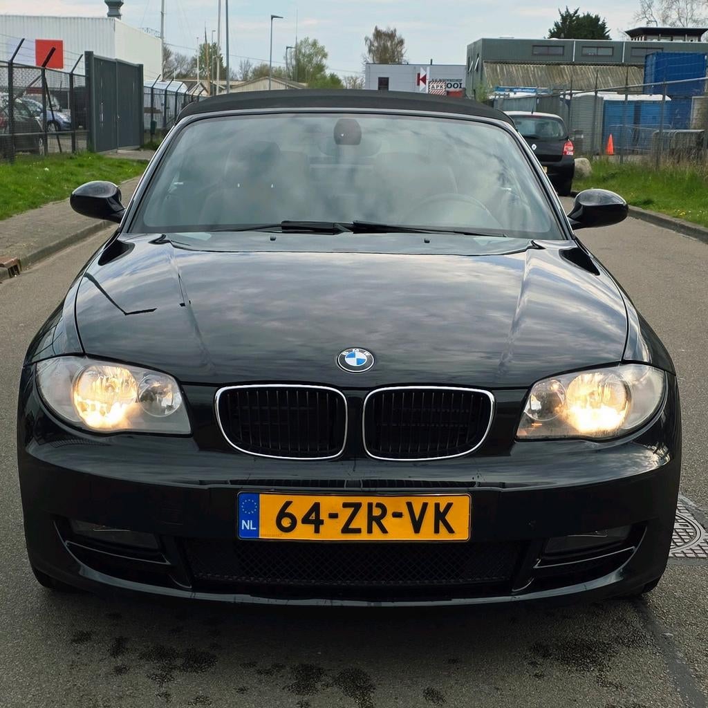 BMW 1-Serie 2.0 118I Cabrio 2008 Zwart, 1-Serie, 1995 cc, Cabriolet, 4 stoelen