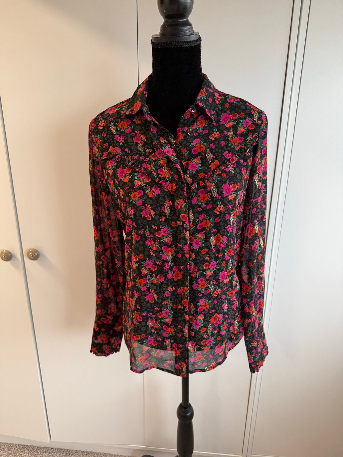 Eksept x Nicolette blouse met bloemenprint - Maat M, Ophalen of Verzenden, Zo goed als nieuw, Maat 38/40 (M), Meerkleurig
