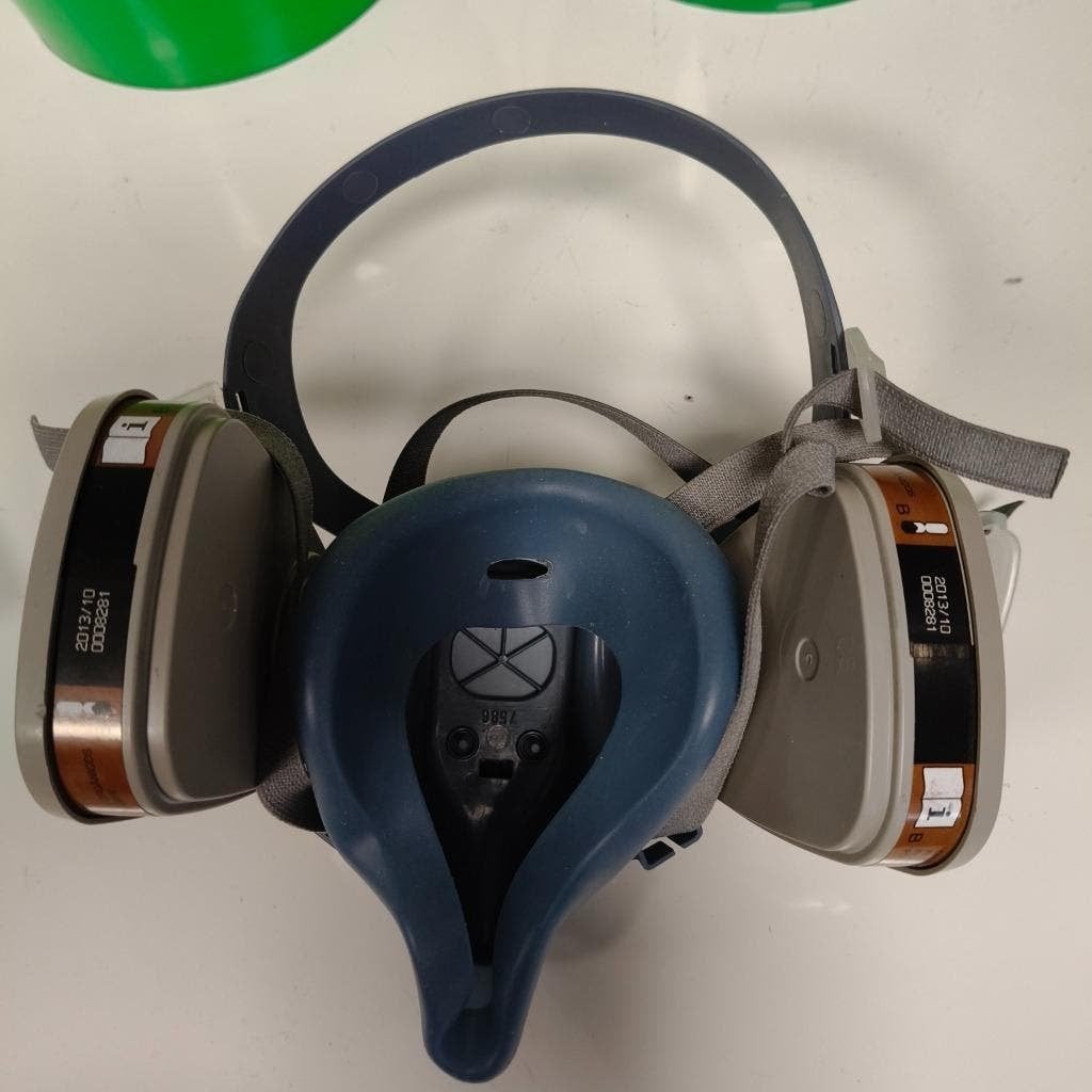 Veiligheids maskerset 3M Gas- en dampmaskerset, Ophalen, Gebruikt