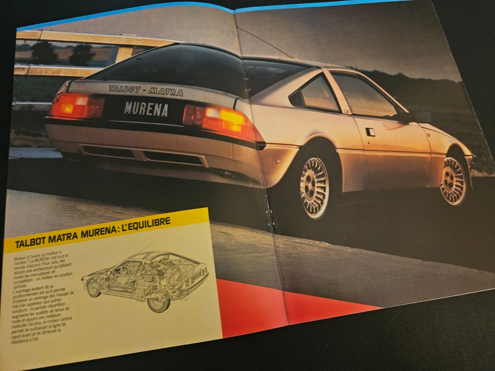 Brochure Talbot Matra Murena 1981 Frankrijk, Ophalen of Verzenden, Zo goed als nieuw, Overige merken
