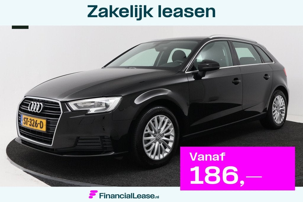 Audi A3 Sportback 1.0 TFSI Pro Line (NAVIGATIE, CLIMA, LED,, Voorwielaandrijving, Stof, Gebruikt, Zwart