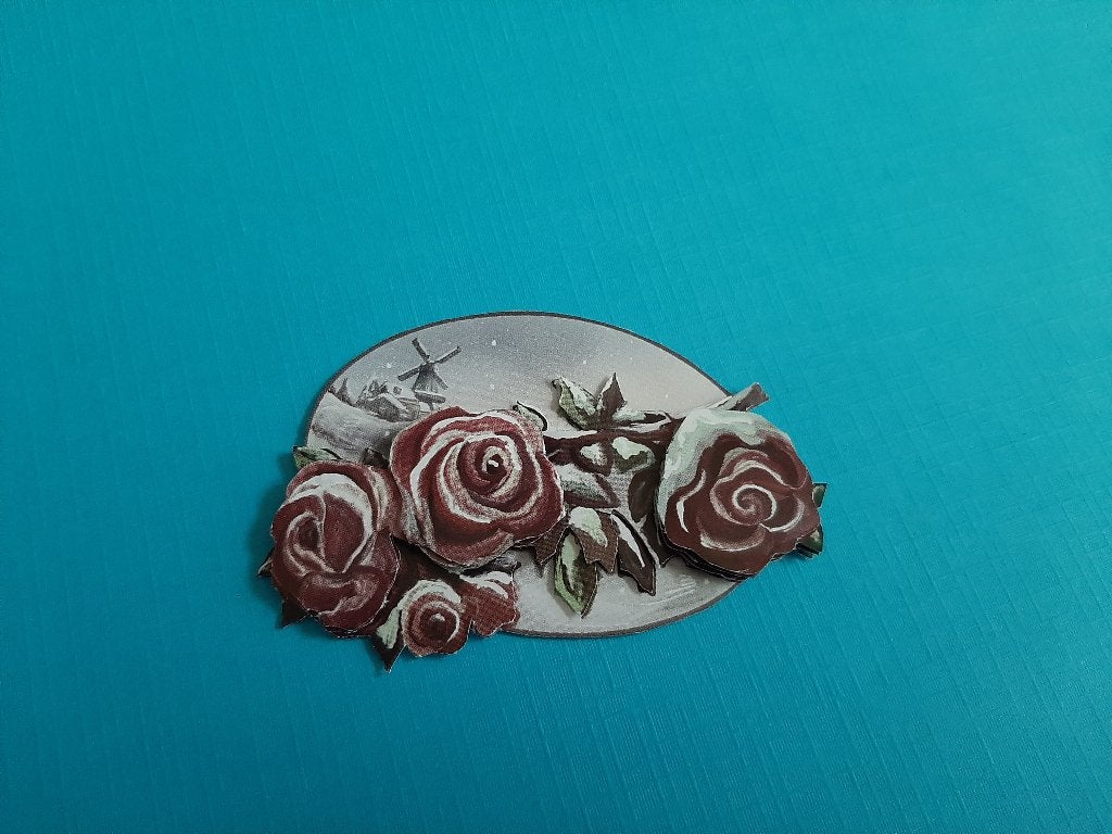 ka5b KERST Amy / bloemen / molen, Verzenden, Nieuw, Kerst, Overige typen