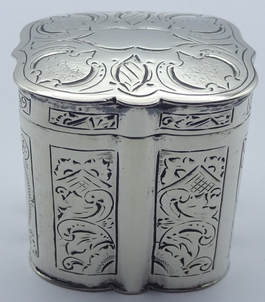 Lodereindoosje, Hollands antiek zilver, Joure, 125,00 euro., Antiek en Kunst, Verzenden, Zilver