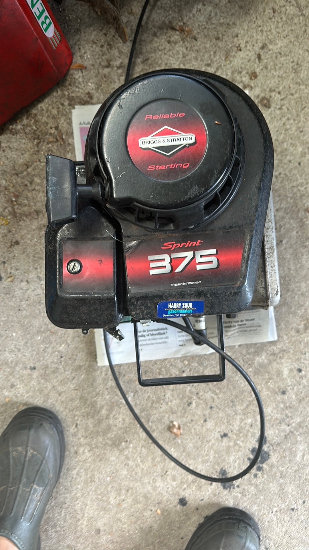 Briggs & stratton motor, Tuin en Terras, Ophalen, Gebruikt