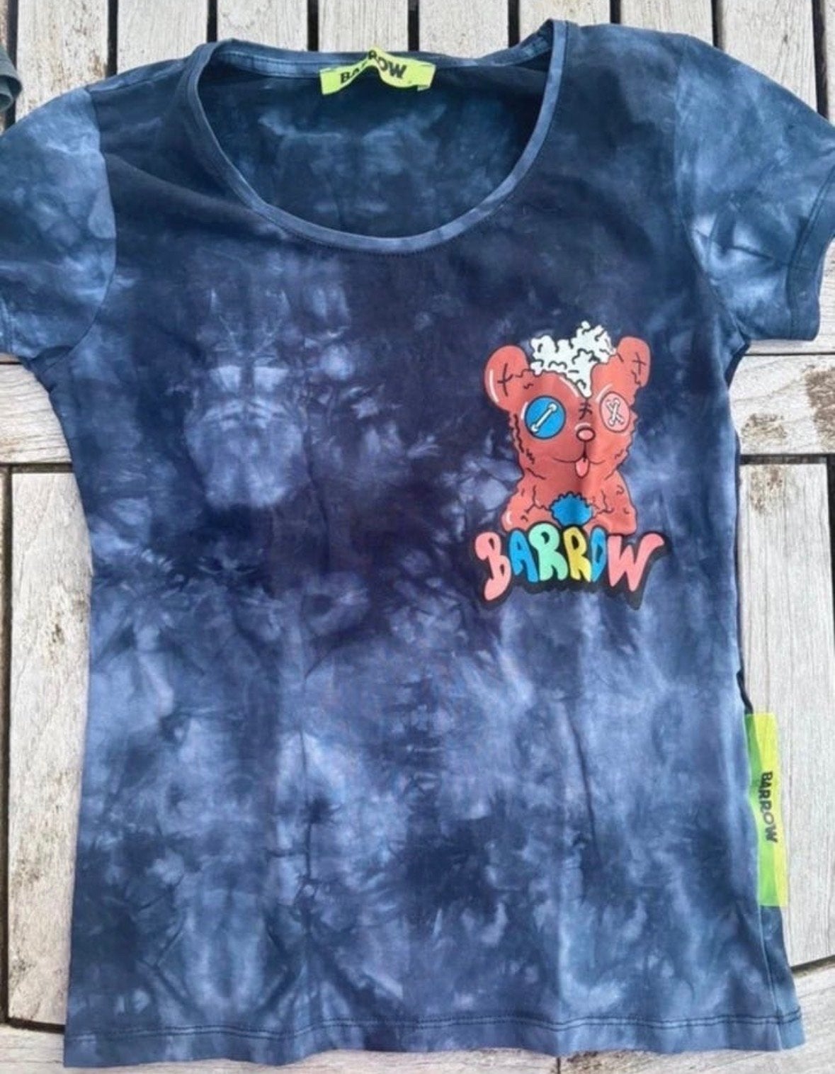 Barrow Tie-Dye T-shirt met Korte Mouwen en Print, Kleding | Dames, Blauw, Ophalen of Verzenden, Zo goed als nieuw, Korte mouw