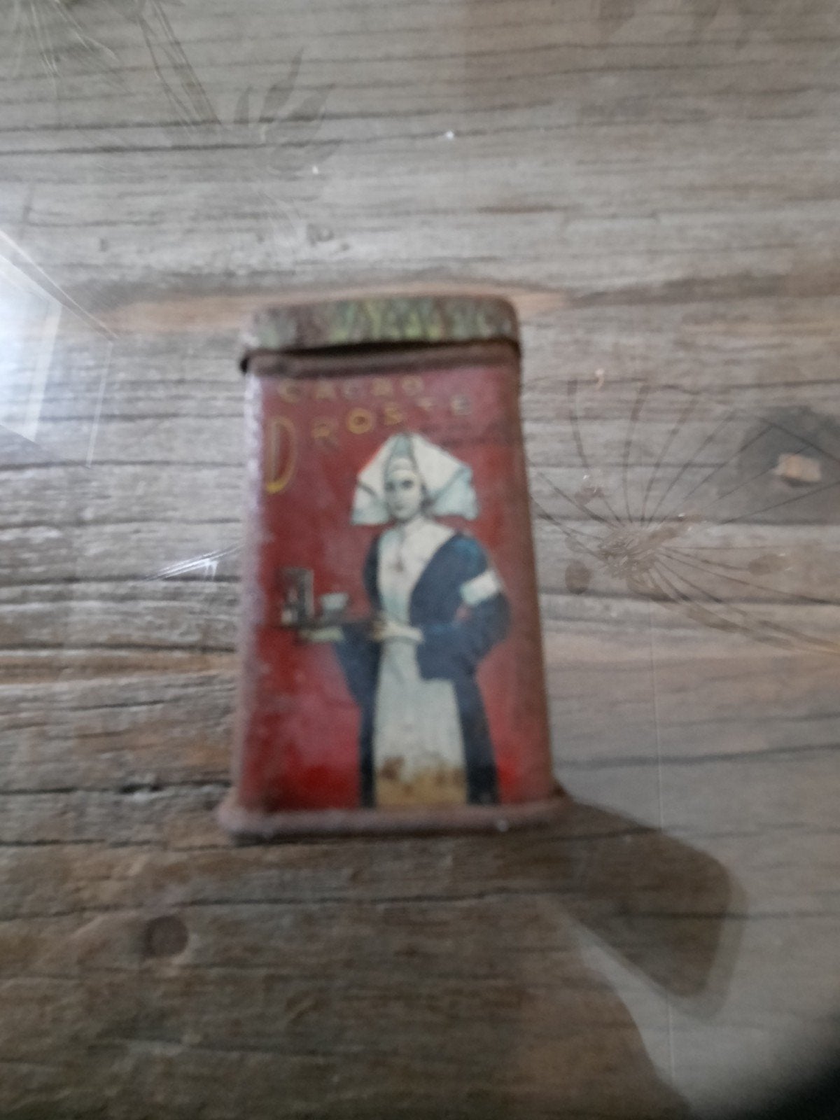 Droste mini blikje, Verzamelen, Blikken, Ophalen of Verzenden, Gebruikt, Overige, Droste