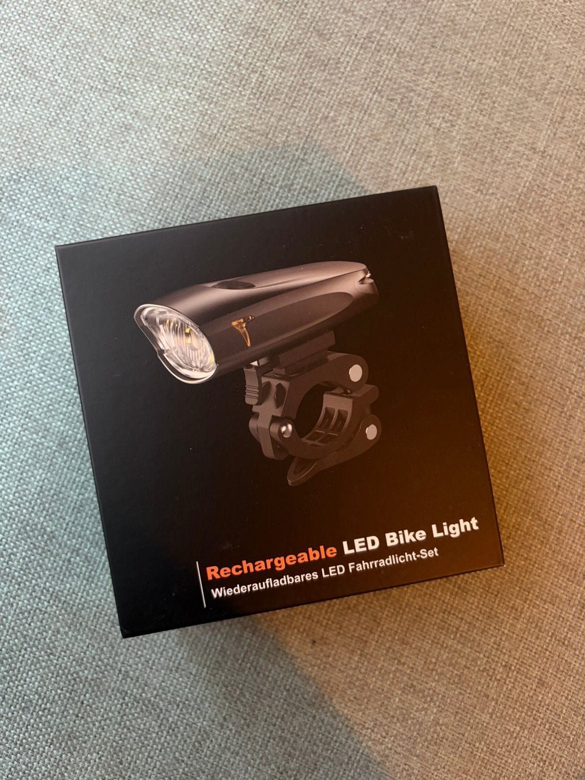 Oplaadbare fietslamp LED, Fietsen en Brommers, Batterij, Voorlicht, Nieuw, Ophalen of Verzenden