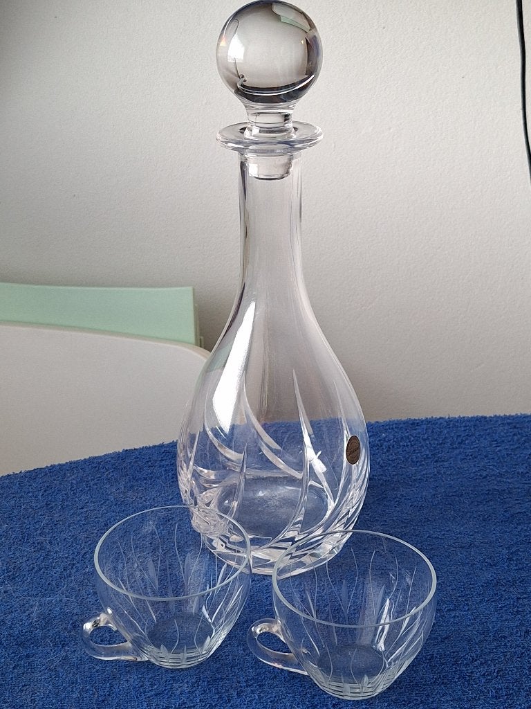Karaf loodkristal 24%, Toscane, Ophalen of Verzenden