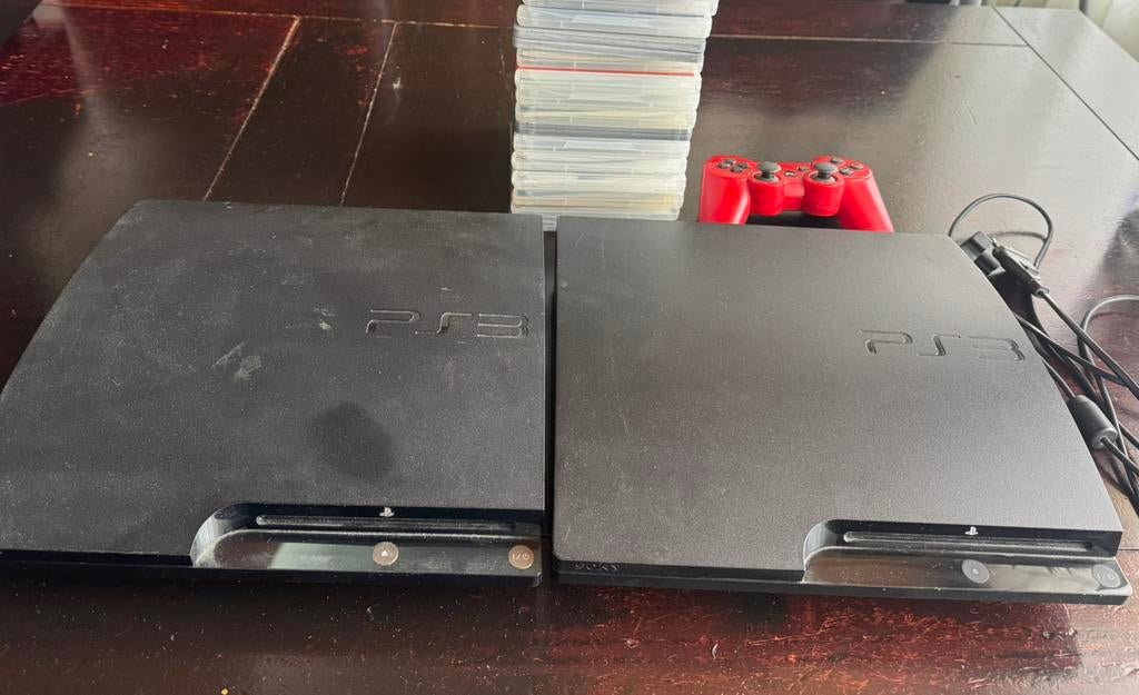 2x Playstations 3 + controller(s) & spellen, Ophalen of Verzenden, Gebruikt, Desktop, USB