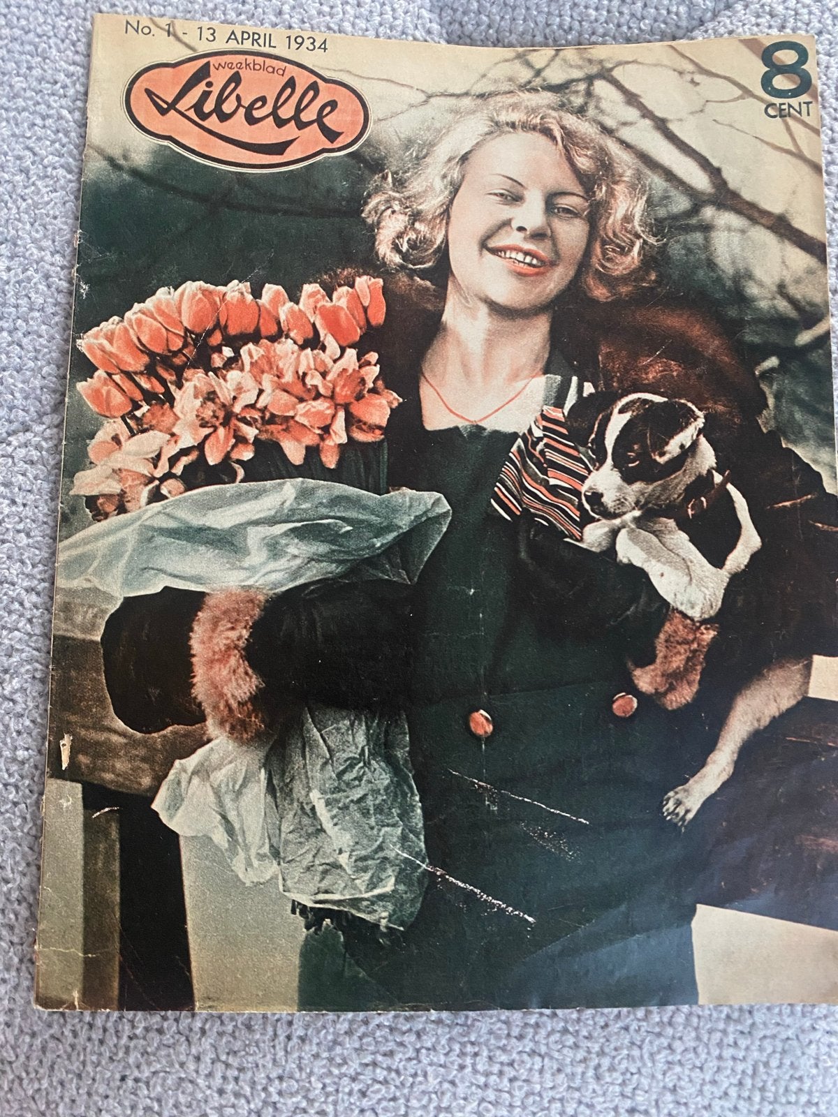 Libelle Weekblad No. 1 - 13 April 1934 - Vintage Magazine, Ophalen of Verzenden, Gelezen, Damesbladen