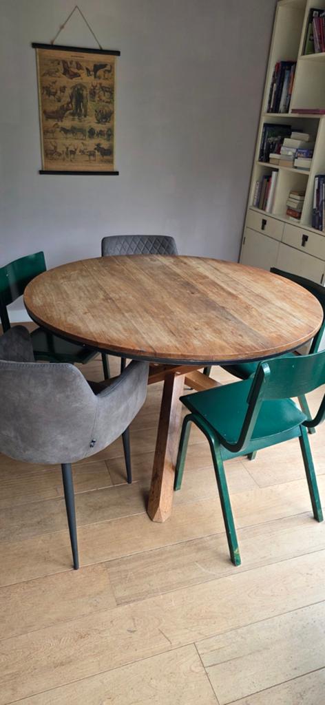 Ronde tafel 130! Niet 120...., Ophalen, Rond, Zo goed als nieuw, Vier personen