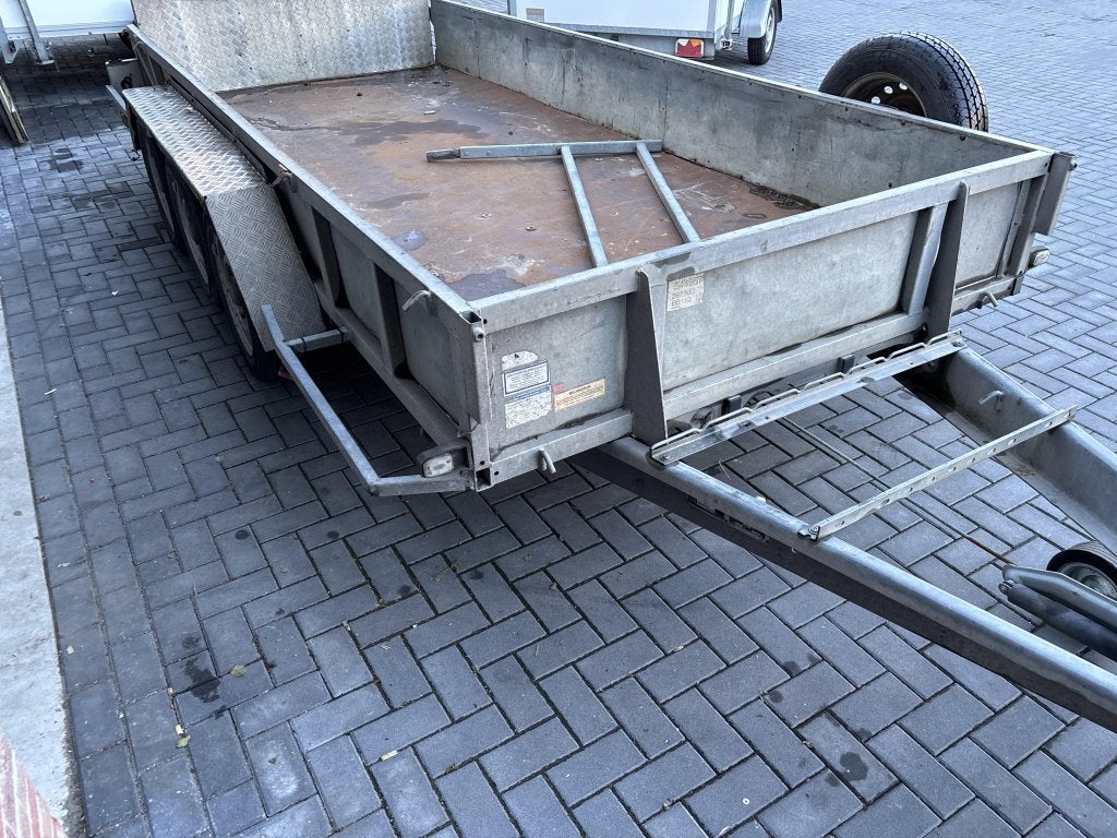 Ifor Williams Machinetransporter oprijwagen aanhanger 3500kg, Gebruikt