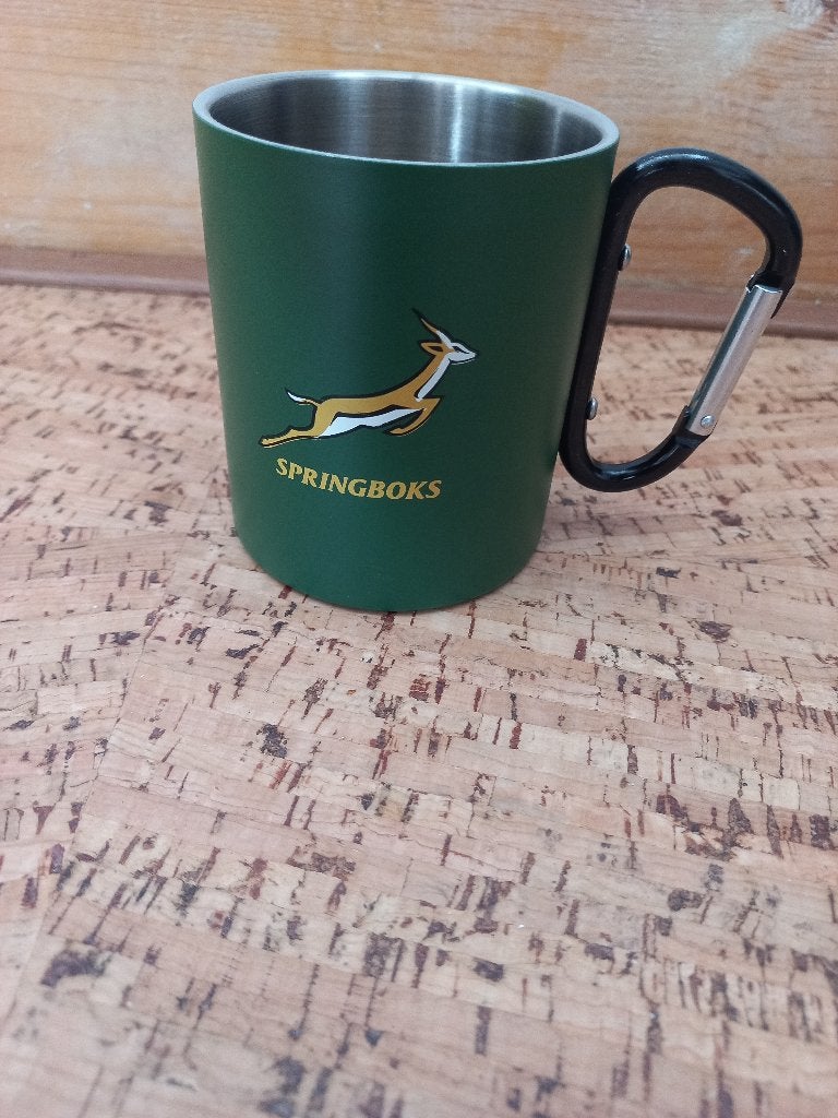 Camping beker Springboks Zuid-Afrika, Ophalen of Verzenden, Nieuw