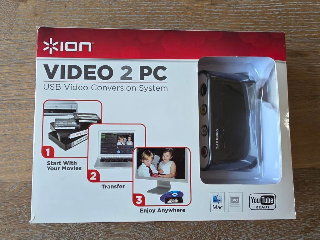 ION Video 2 PC USB Video Conversie Systeem, Ophalen of Verzenden, Gebruikt