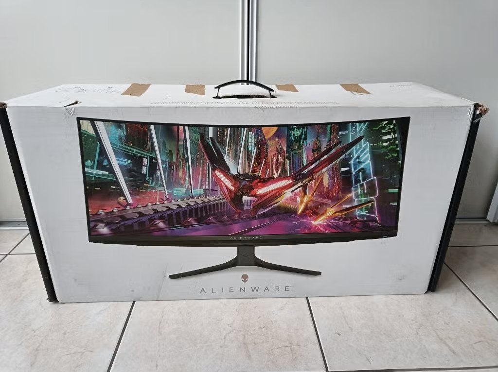 Alienware AW3423DWF, Computers en Software, Monitoren, Gebruikt, 151 t/m 200 Hz, DisplayPort, HDMI, Gaming, Curved, Ultrawide