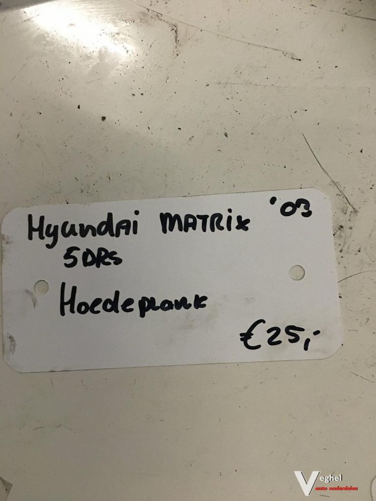 Hyundai Matrix  1.6 2003  Hoedenplank