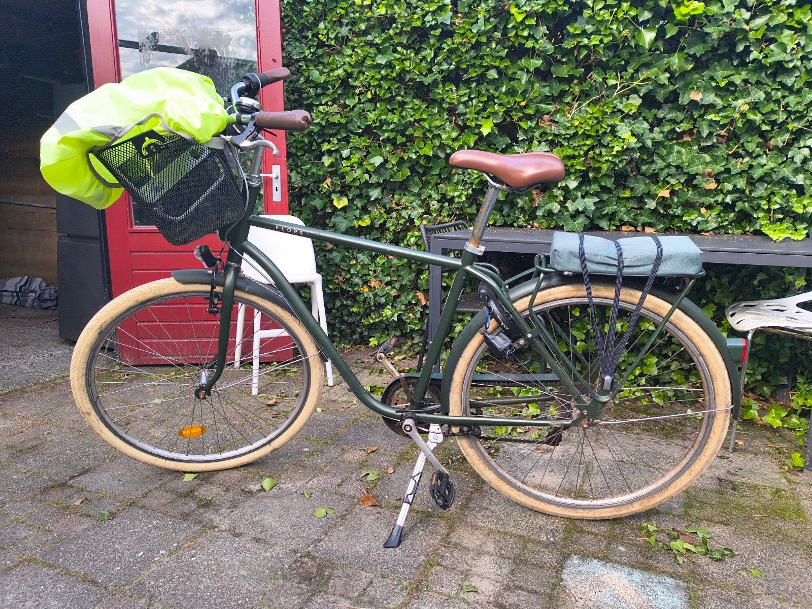 Heren stadsfiets Elops groen