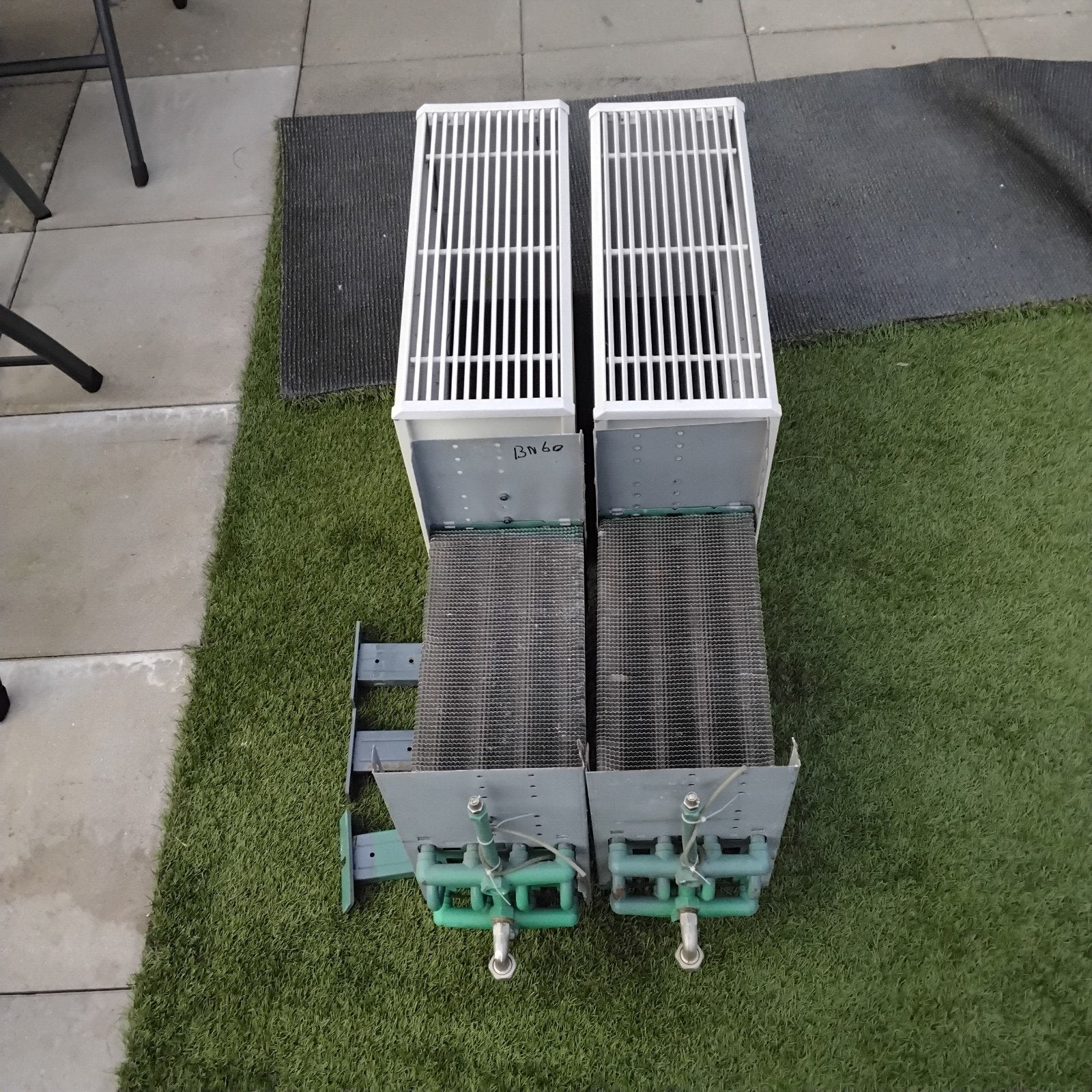 2x Jaga Low-H2O warmtewisselaars 60cm - LTV, Ophalen, Gebruikt, Hoog rendement (Hr), Radiator