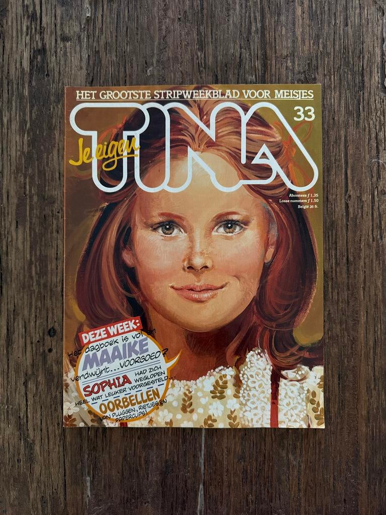 Tina tijdschrift uit 1982 (nr. 33), Ophalen of Verzenden, Gelezen, Damesbladen