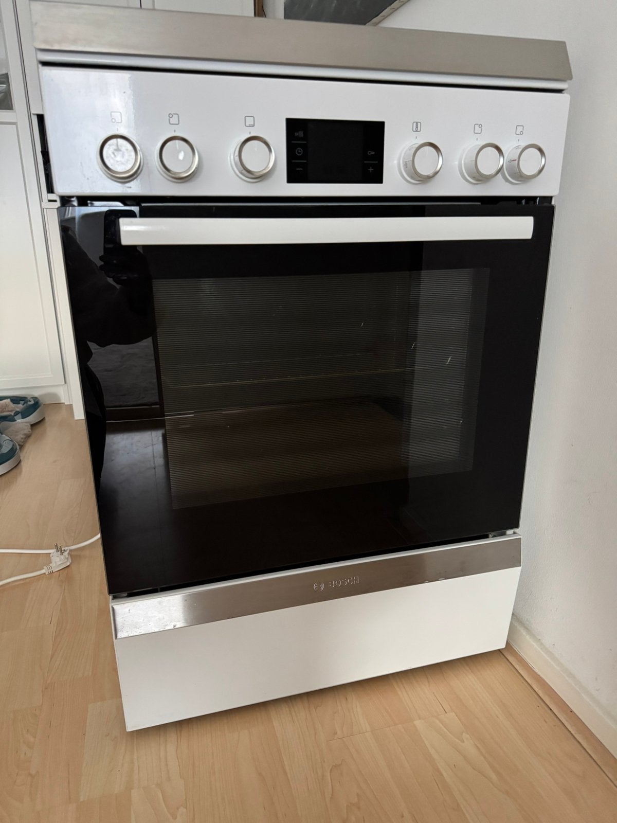 Bosch Fornuis met Oven, Witgoed en Apparatuur, Ophalen, 4 kookzones, Zo goed als nieuw, Gas