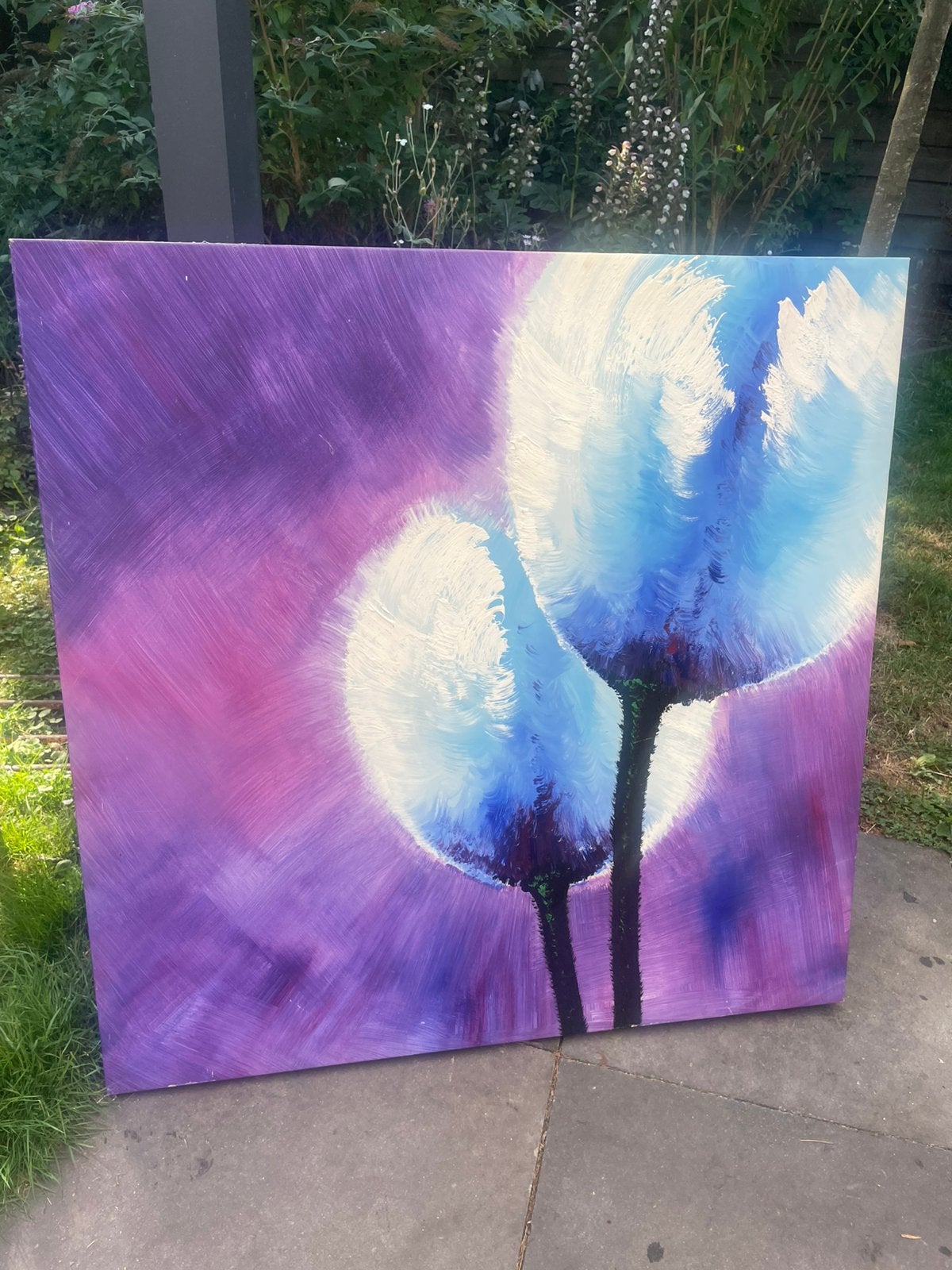 GRATIS! Schilderij 100x100, Huis en Inrichting, Ophalen, Zo goed als nieuw, Schilderij