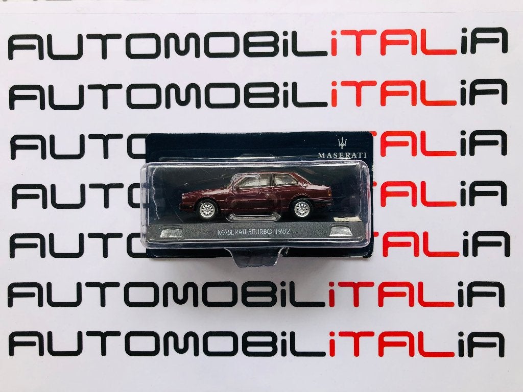 Maserati Biturbo Prugna Grani nr.17 1:43, Hobby en Vrije tijd, Ophalen of Verzenden, Nieuw, Auto, Overige merken