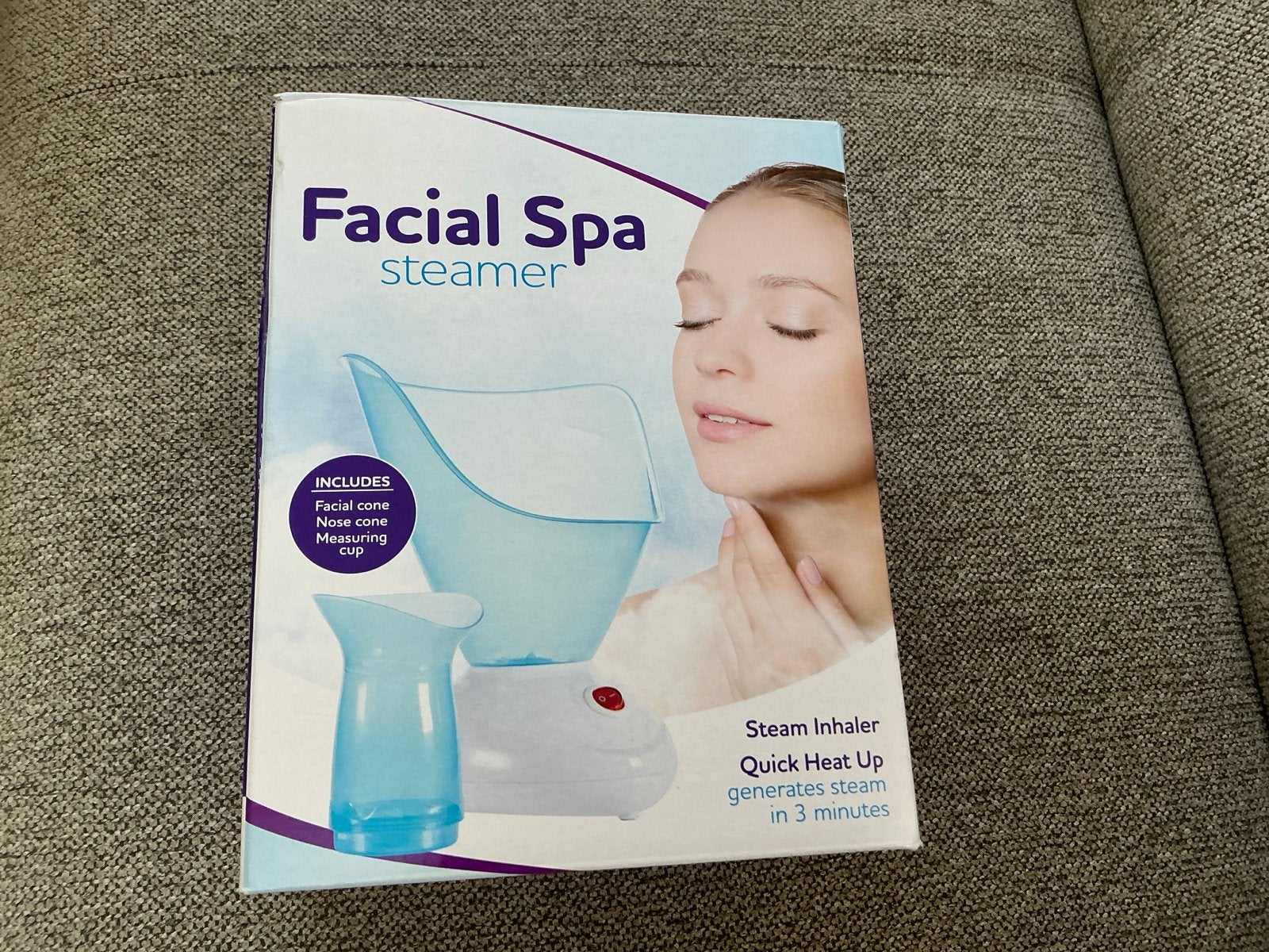 Facial Spa Steamer - Gezichtsreiniger en Stoominhalator, Ophalen of Verzenden, Zo goed als nieuw, Gehele gezicht, Reiniging
