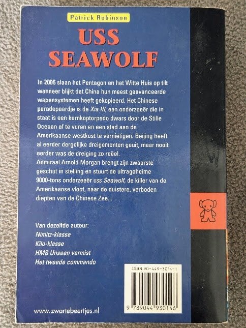 USS Seawolf - Patrick Robinson, Boeken, Gelezen, Patrick Robinson, Wereld overig, Ophalen of Verzenden