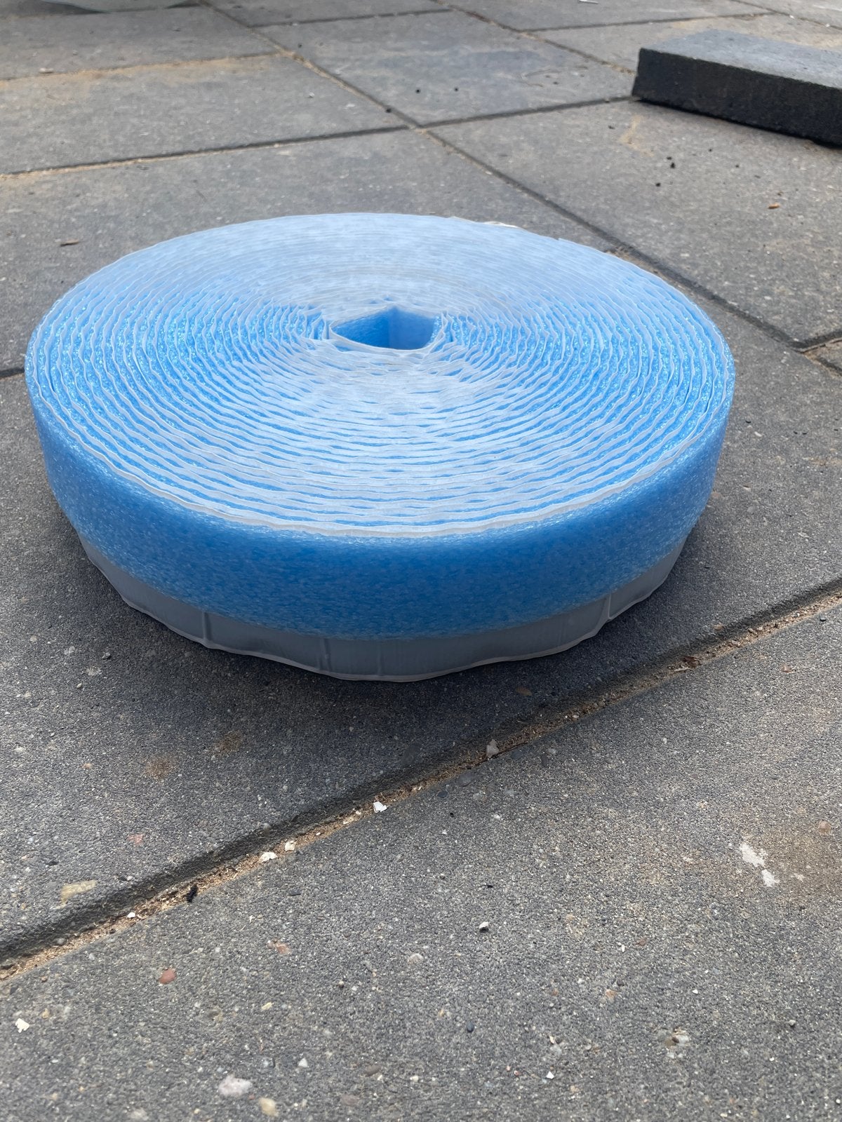 Sekreta kantstrook blauw, 30 meter, 5 cm hoog, Overige materialen, Nieuw, 15 m² of meer, Ophalen