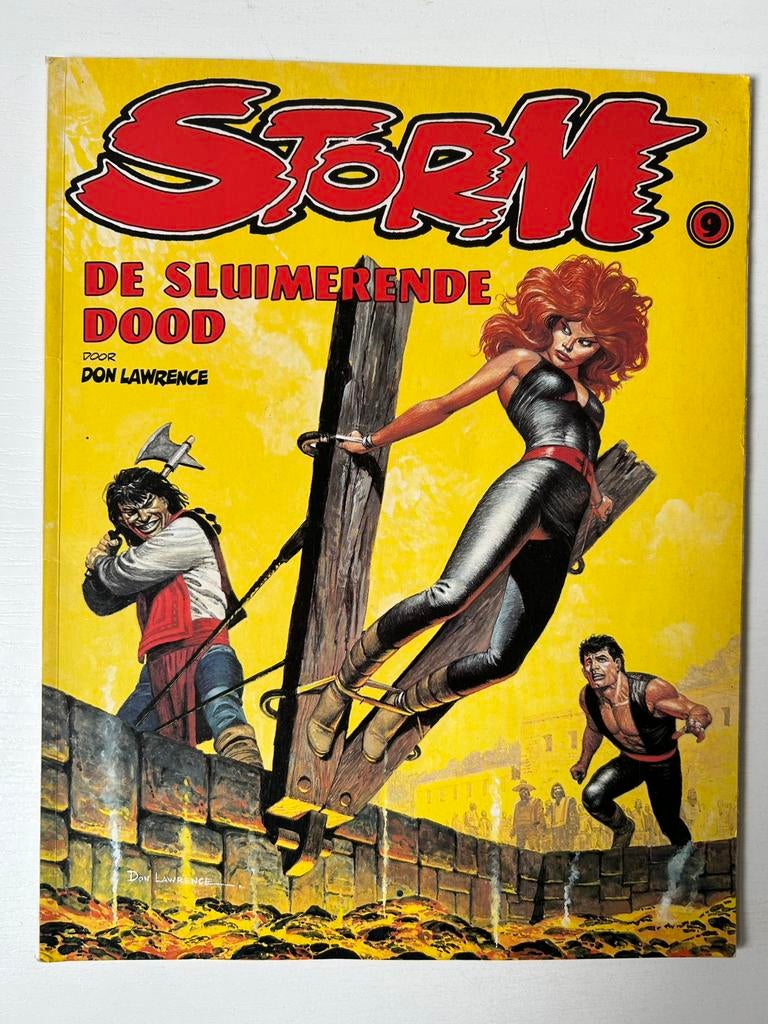 Storm 9 de sluimerende dood Don Lawrence, Boeken, Eén stripboek, Ophalen of Verzenden, Gelezen