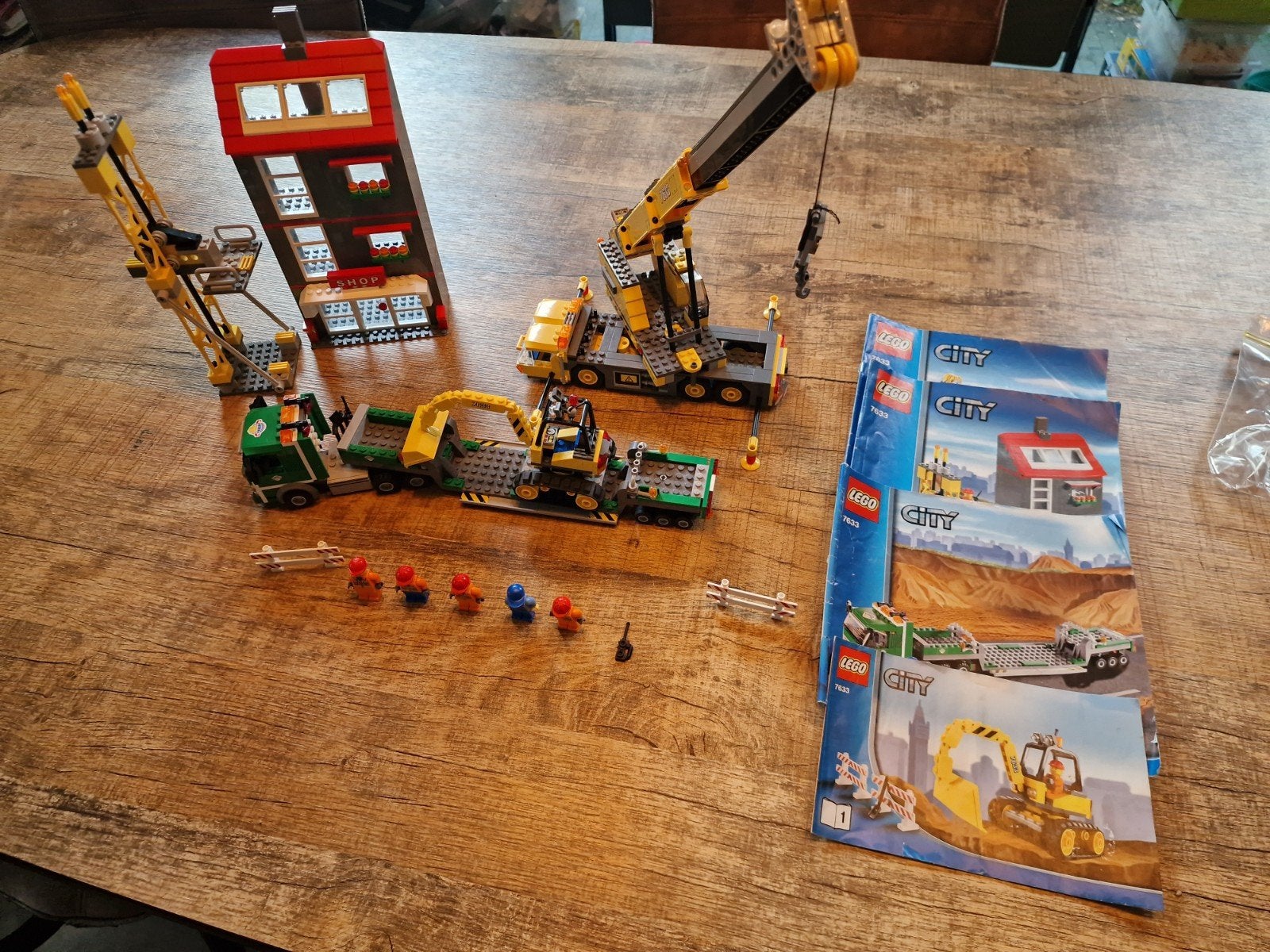 LEGO City 7633 Bouwplaats Set - Compleet en Nieuwstaat, City, Lego, Inclusief instructies, Ophalen of Verzenden