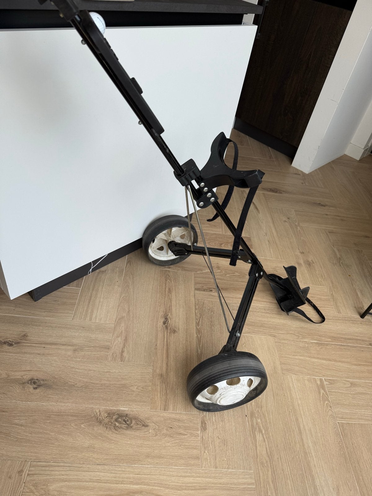 Velotech Golfkar - Handige en stevige golftrolley, Ophalen of Verzenden, Gebruikt, Golfkar, Overige merken