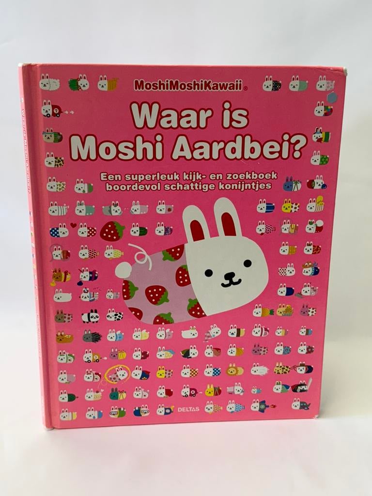 Waar is Moshi Aardbei, kinderboek zoekboek, Ophalen of Verzenden, Gelezen, Fictie algemeen
