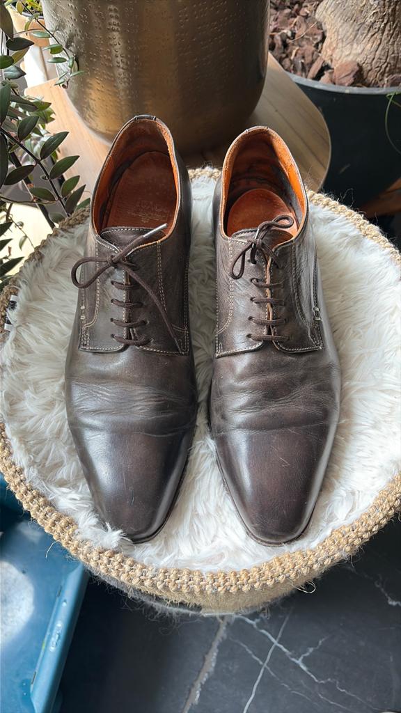 Mooie van Lier veterschoen mt 43, Bruin, Ophalen of Verzenden, Gedragen, Veterschoenen