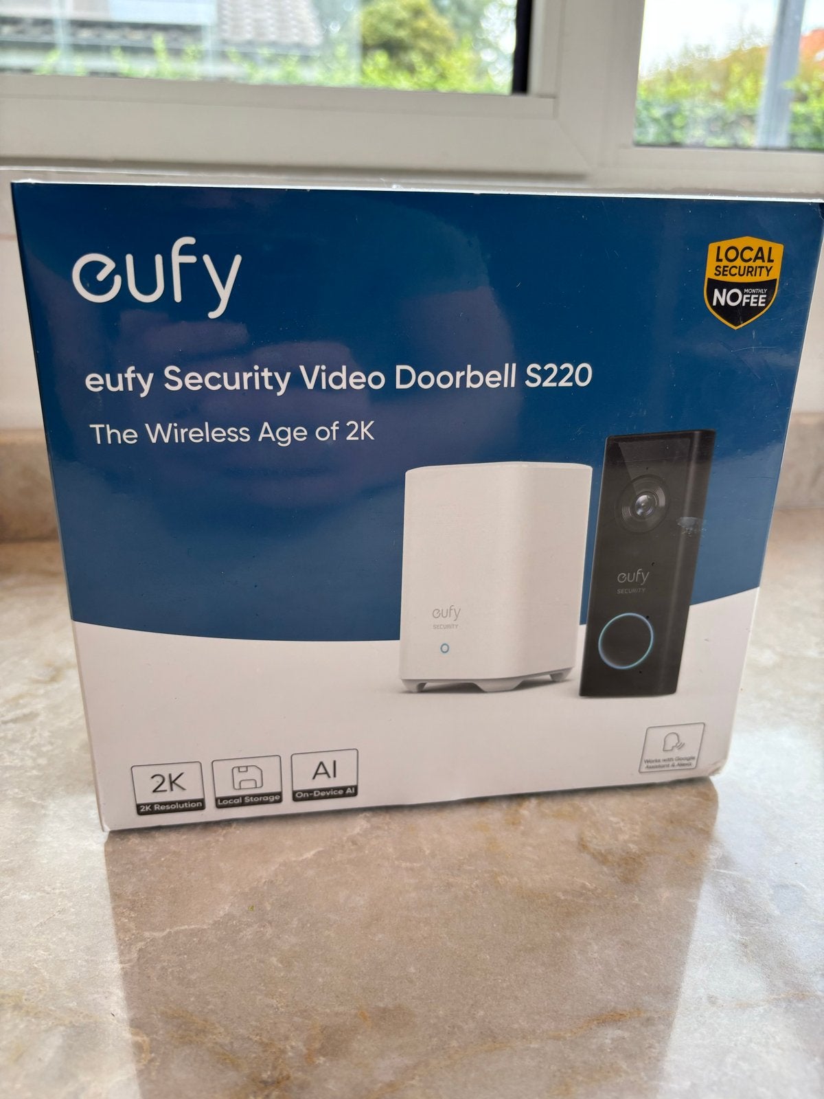Eufy s220 deurbel, Ophalen of Verzenden, Ingebouwde camera, Nieuw
