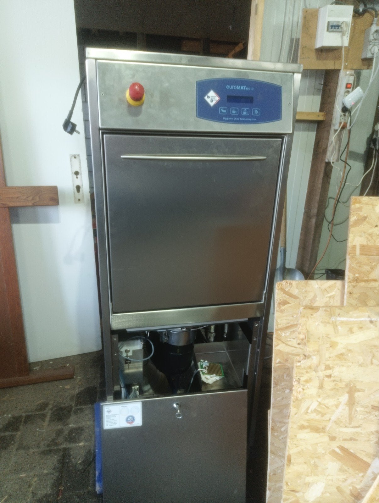 Euromat Basic professionele vaatwasser, Witgoed en Apparatuur, Vaatwasmachines, Gebruikt, 60 cm of meer, Ophalen of Verzenden