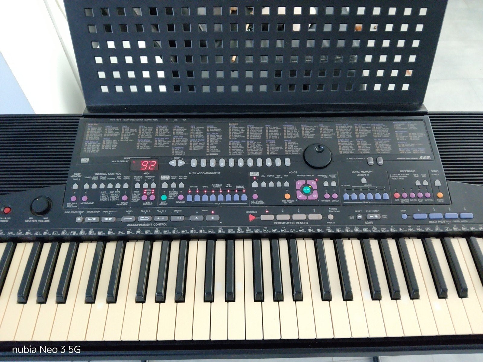 keyboard Yamaha PSR-510, Muziek en Instrumenten, Ophalen, 61 toetsen, Yamaha, Zo goed als nieuw